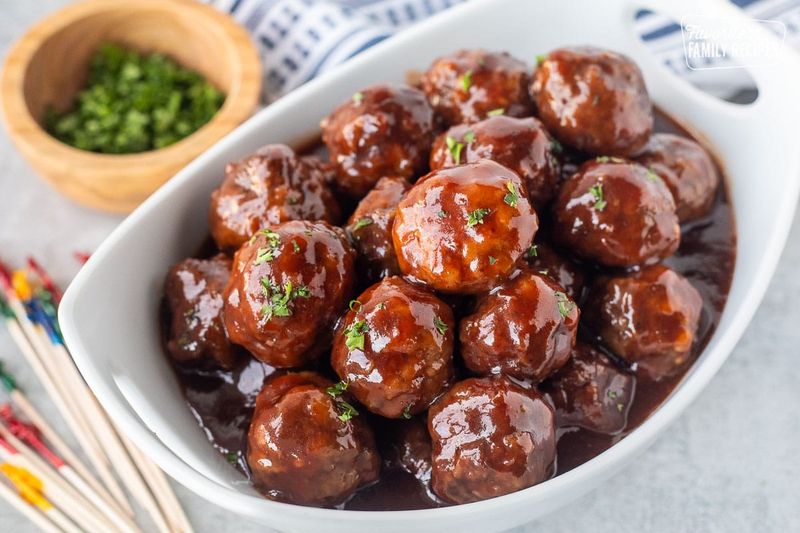 Grape Jelly Meatballs