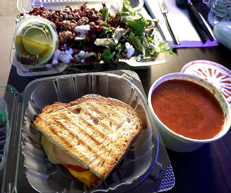 Half and Half Panini and Soup Combo