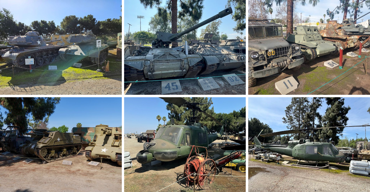 Hidden In This California Town Is A Massive Military Museum With More Than 170 Exhibits