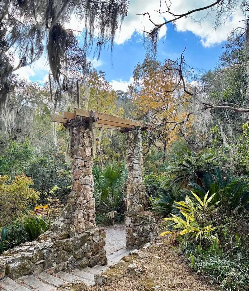 Historic Stone Staircases That Connect the Trails to the Ravine Floor