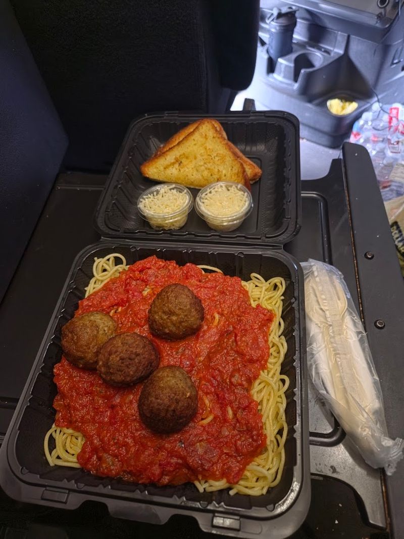 Hot Food Ready to Go on the Truck Stop Side