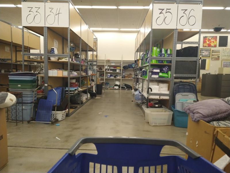 Household Items Galore in the Back Aisles