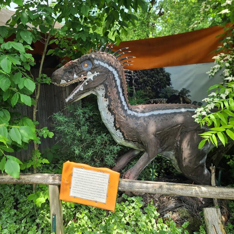 Informational Signs Posted at Every Dinosaur Display