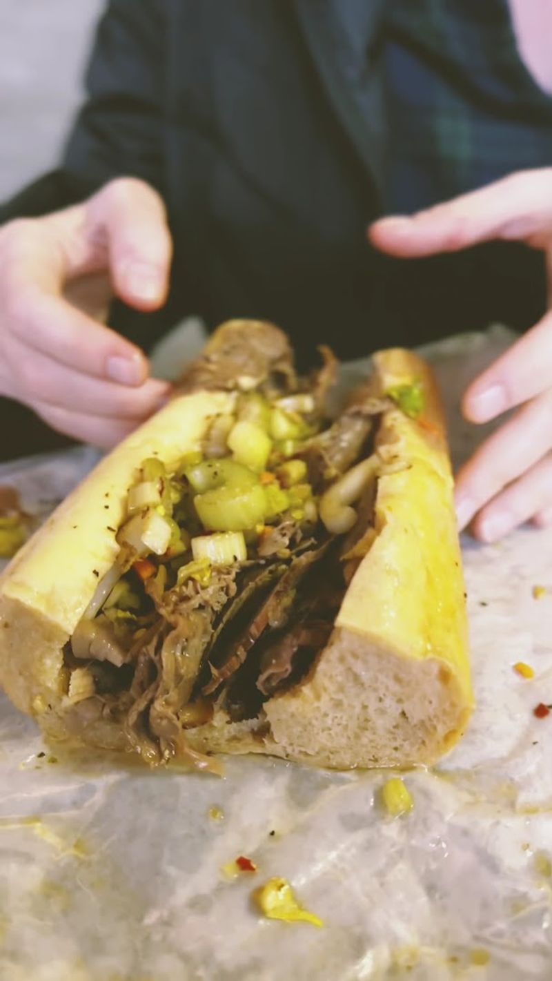 Italian Beef Sandwich: Chicago's Crown Jewel Italian Beef Sandwich: Chicago's Crown Jewel