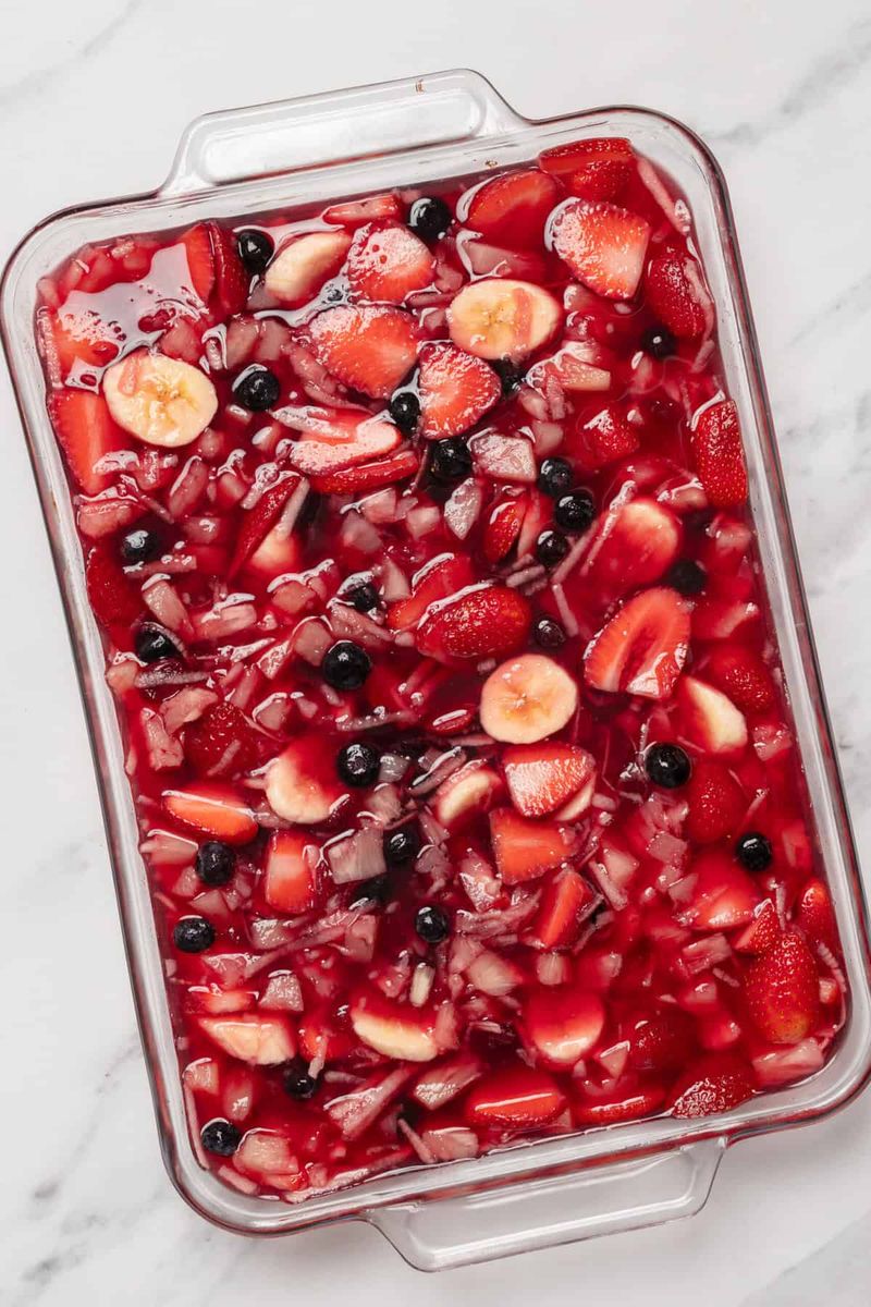 Jell-O Salad with Fruit
