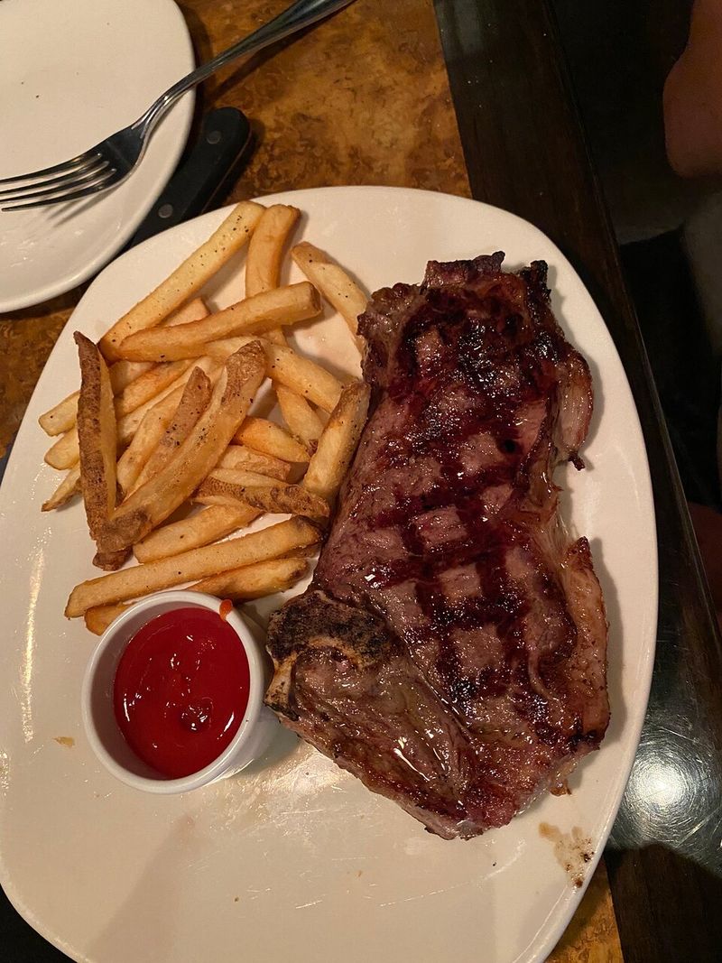 Ketchup on steak