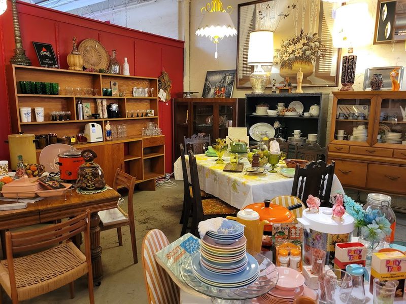 Kitchen Collectibles, Flatware, Ceramics, and Vintage Beer Cans