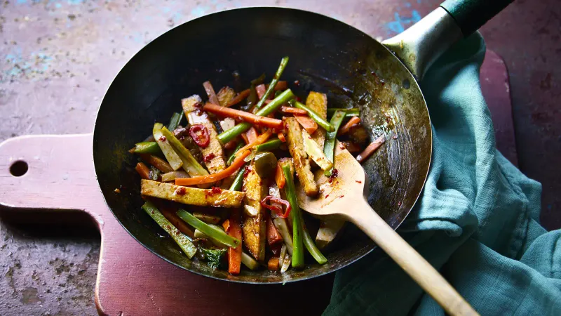 Leftover stir-fry