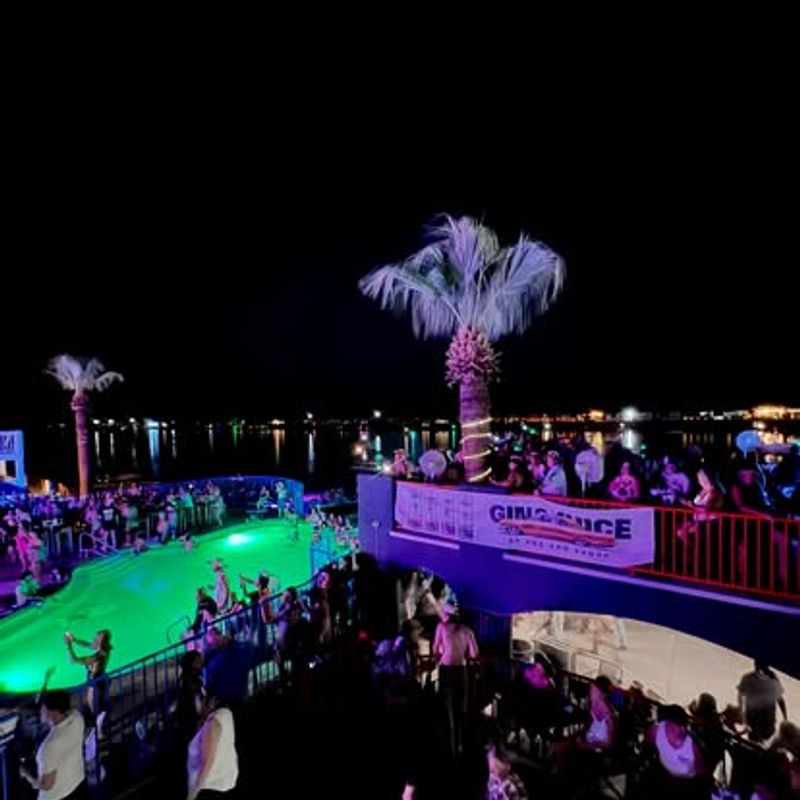 Live Music and Electric Nighttime Energy