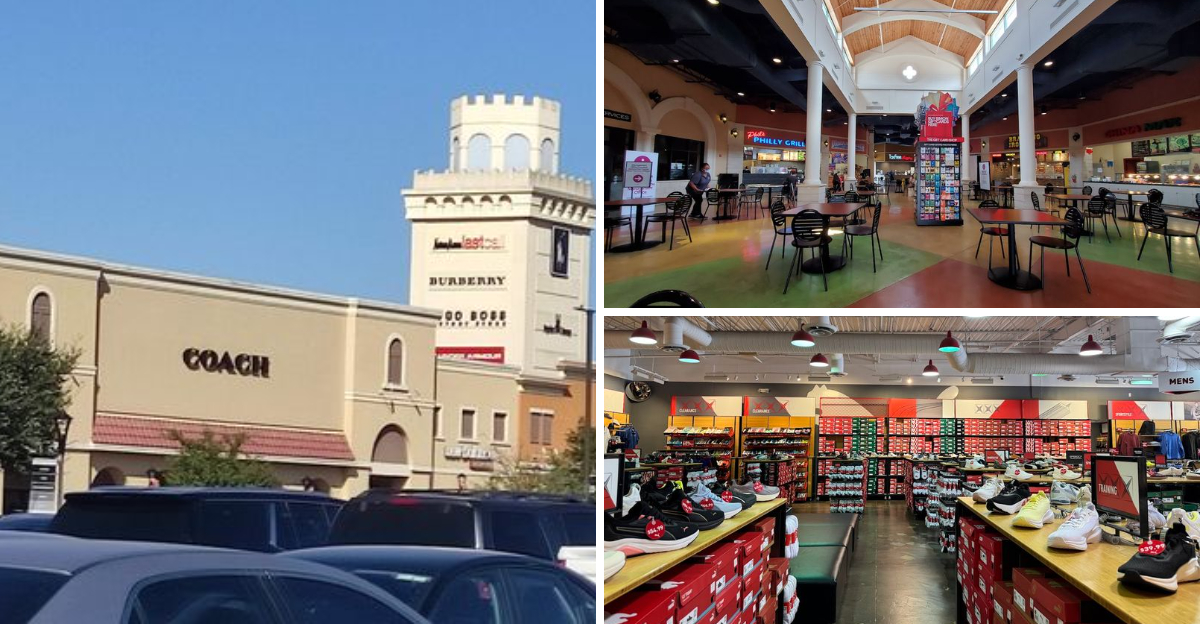 Load Up The Car And Explore This Massive Texas Outlet Mall Filled With Incredible Bargains