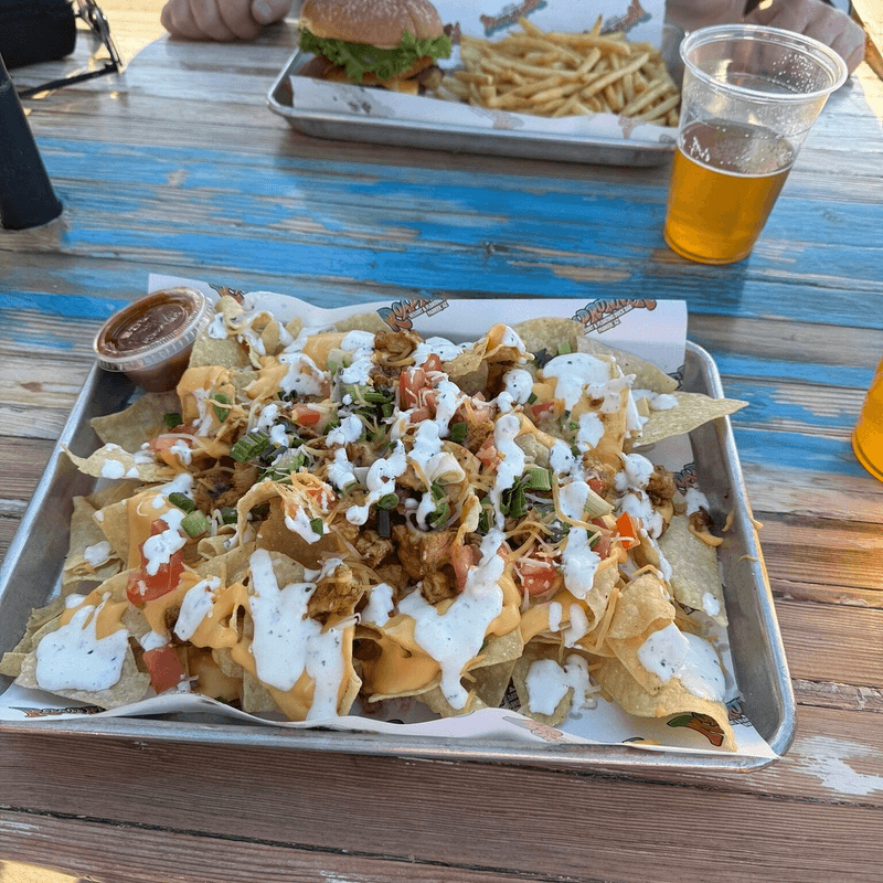 Loaded Nachos Big Enough to Share