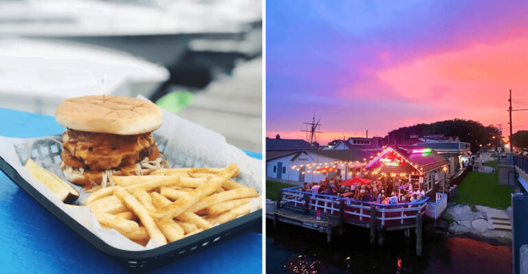 Locals Say This Waterfront Michigan Restaurant Serves The Best Burgers In The State