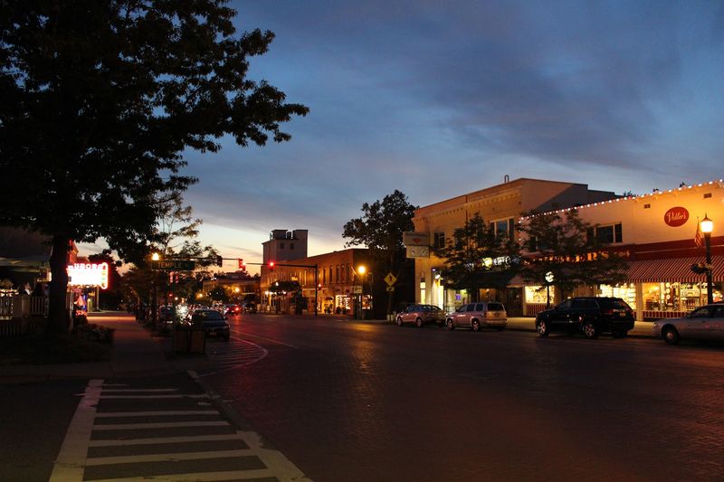 Main Street That Looks Like a Movie Set