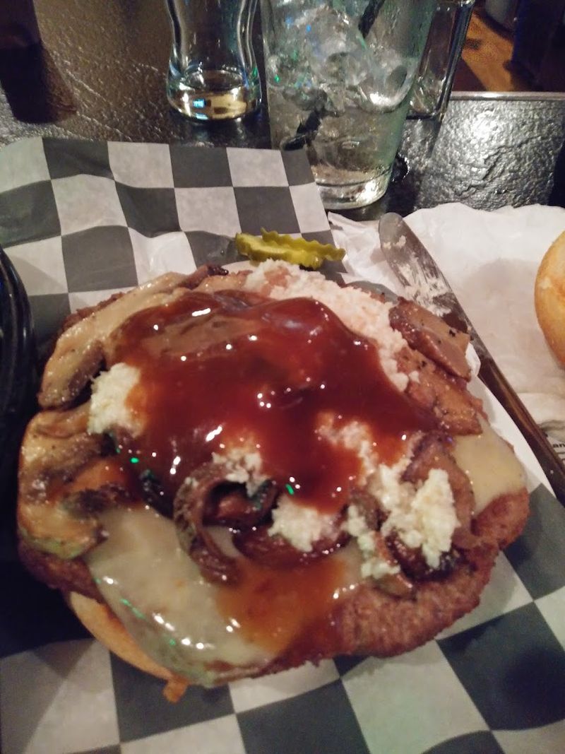 Meatloaf Sandwich and Mashed Potatoes Smothered in Gravy