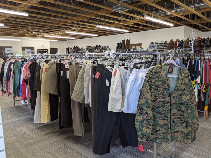 Men's Clothing and Dress Shirts Upstairs