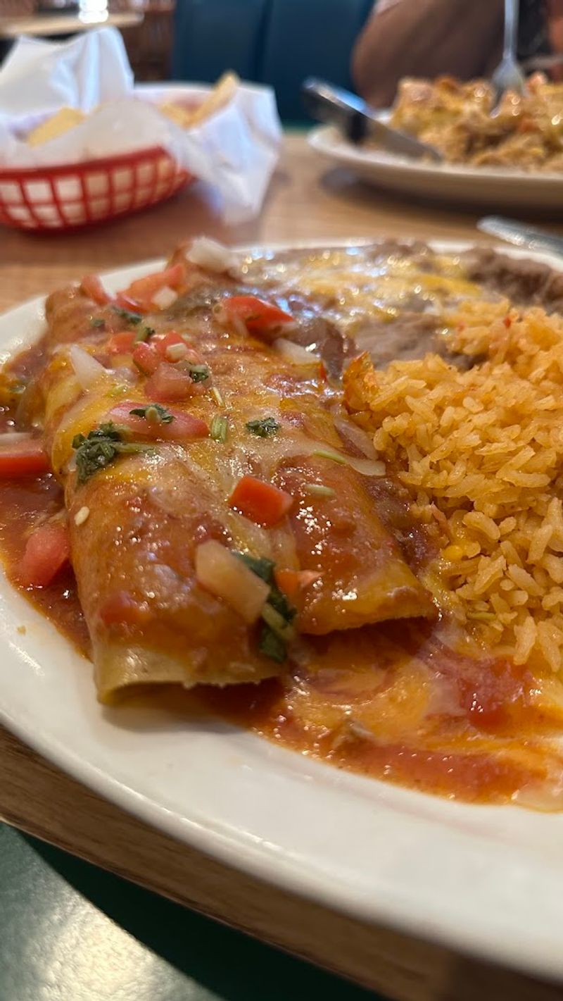 Mexican Food Section That Holds Its Own on the Buffet Line