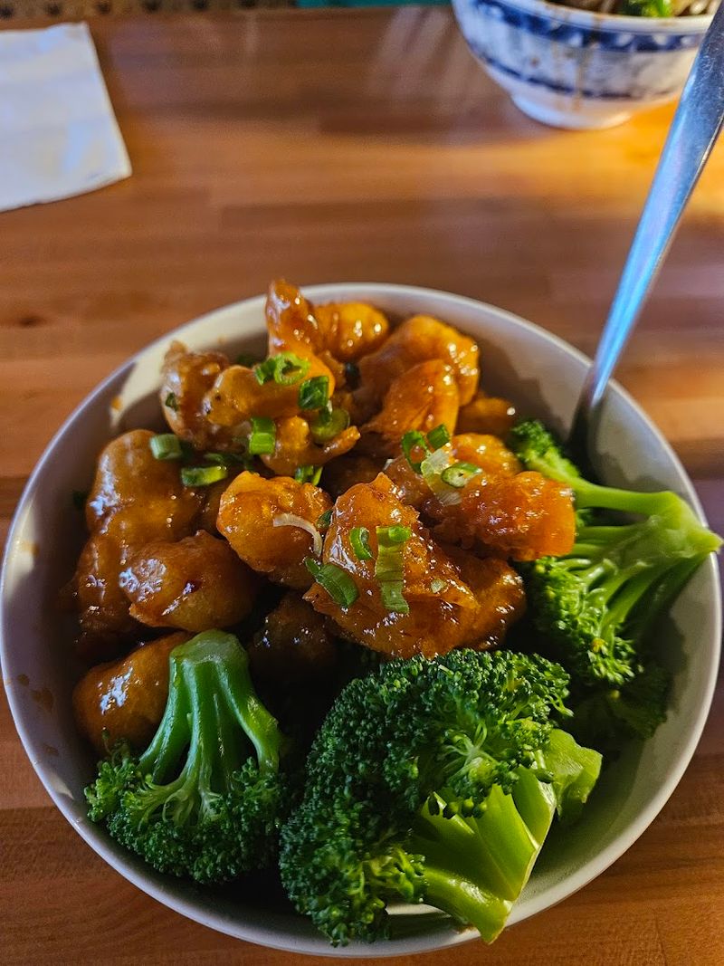 Mock Szechuan Chicken With Udon Noodles Worth the Trip Alone