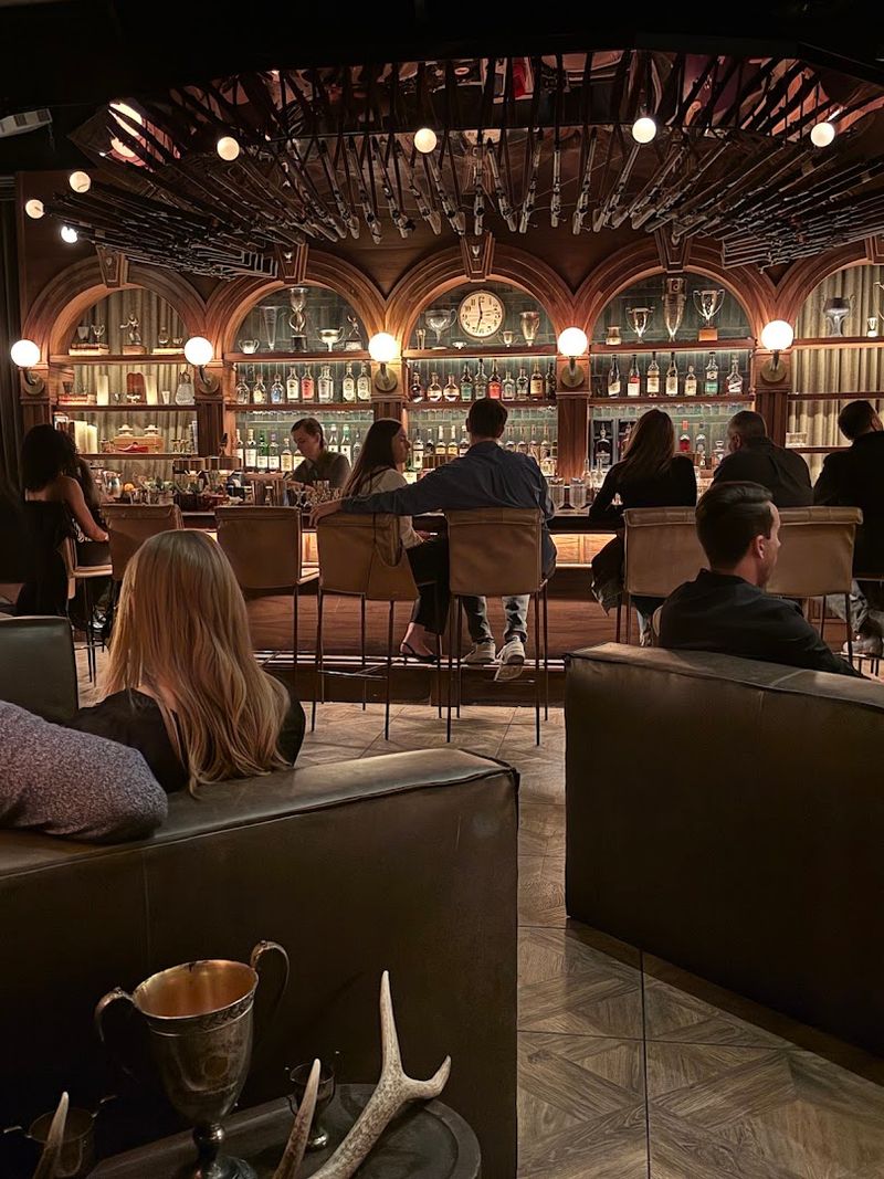 Moody Decor With a Hunting Lodge Personality