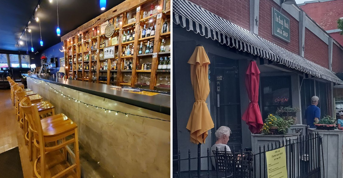 Most people have no idea this bookstore bar in Michigan lets you sip wine while browsing shelves for hours