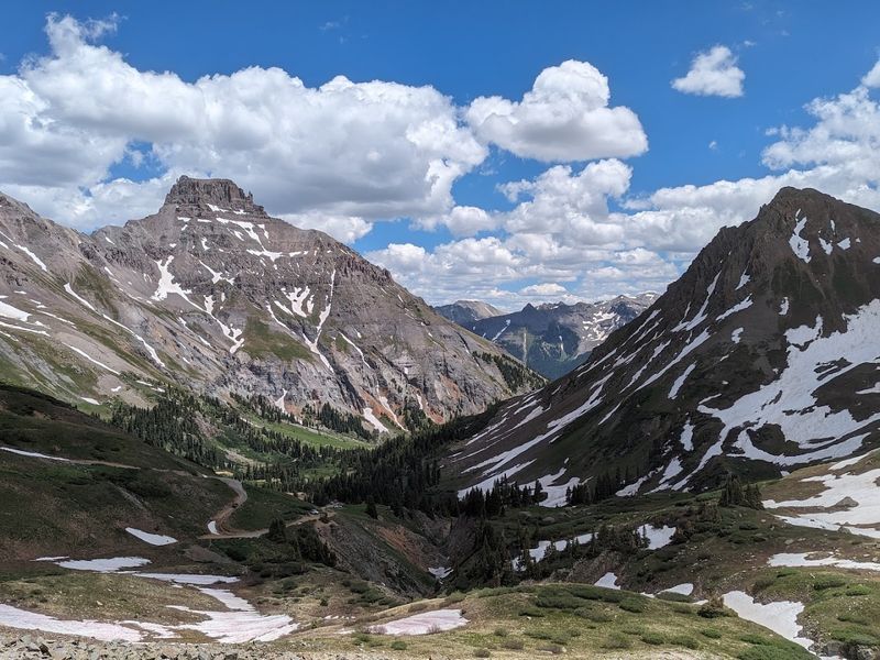 Mt. Sneffels Looming Overhead Like a Storybook Giant