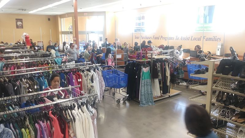 Name-Brand Clothing Hiding Among the Racks