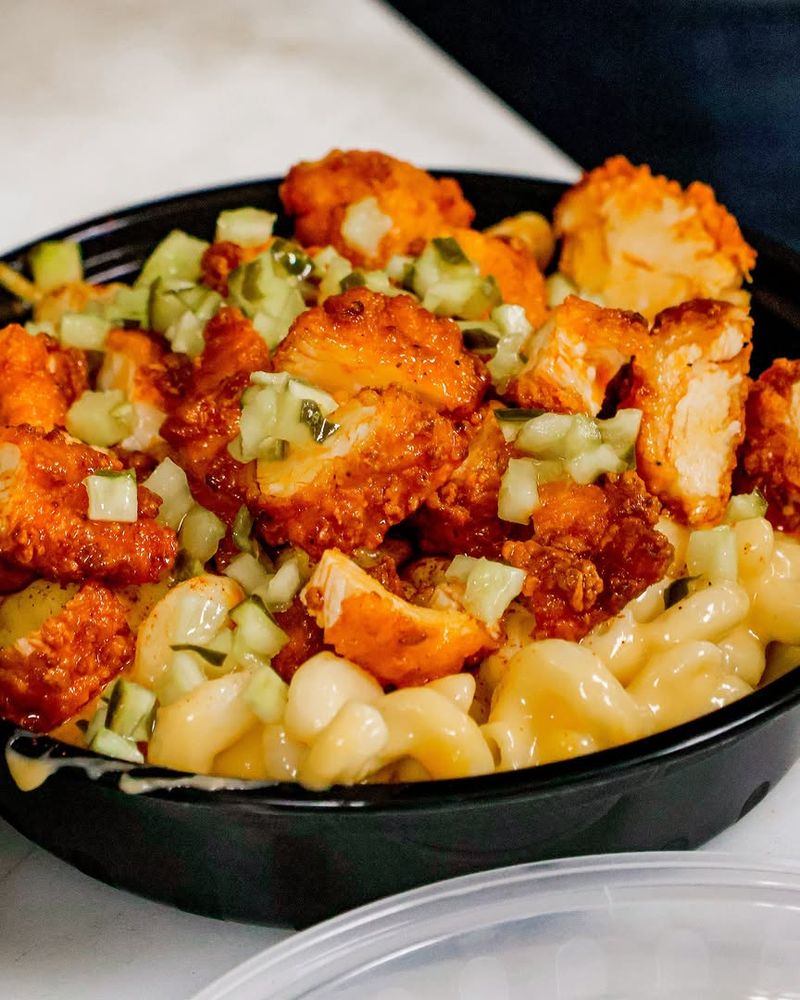 Nashville Hot Chicken Mac and Cheese