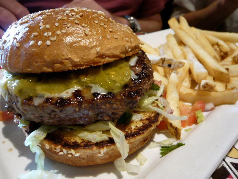 New Mexico - Green Chile Cheeseburger New Mexico - Green Chile Cheeseburger
