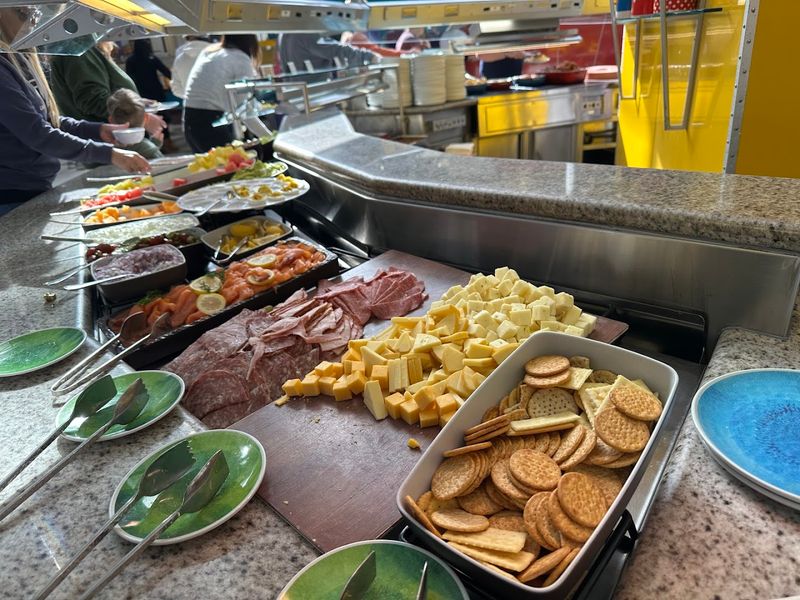 New York Strip Steak and Shrimp Scampi at a Buffet — Yes, Really