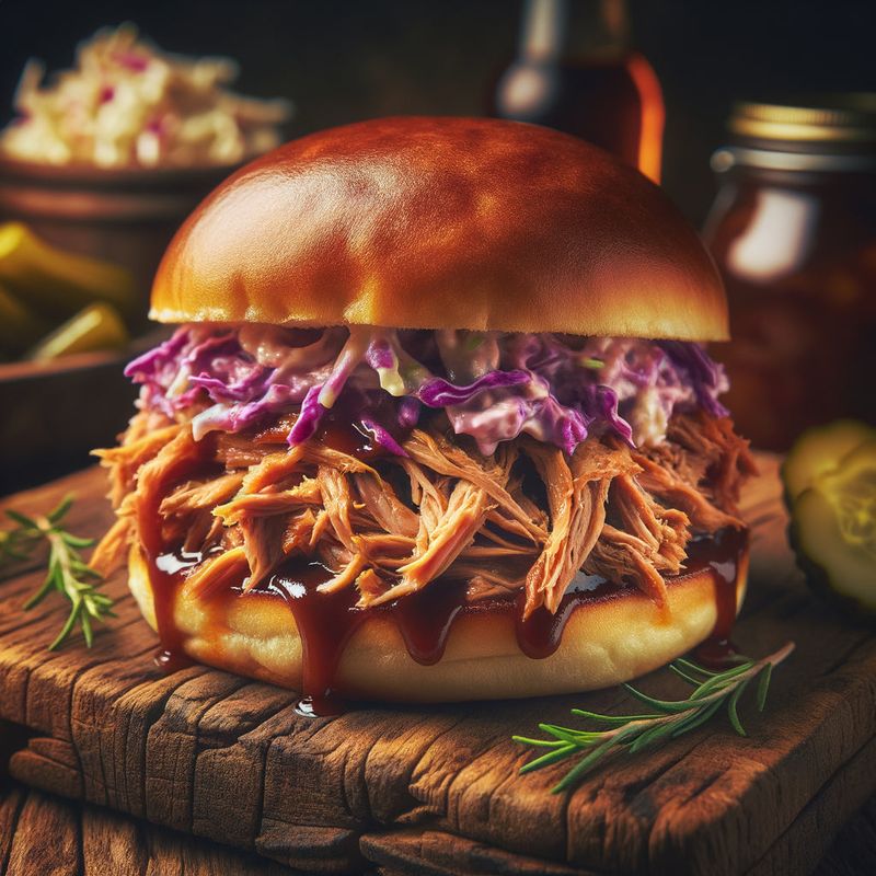 North Carolina – Pulled Pork Barbecue Sandwich