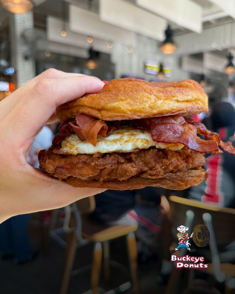 Ohio – Buckeye Donut Burger