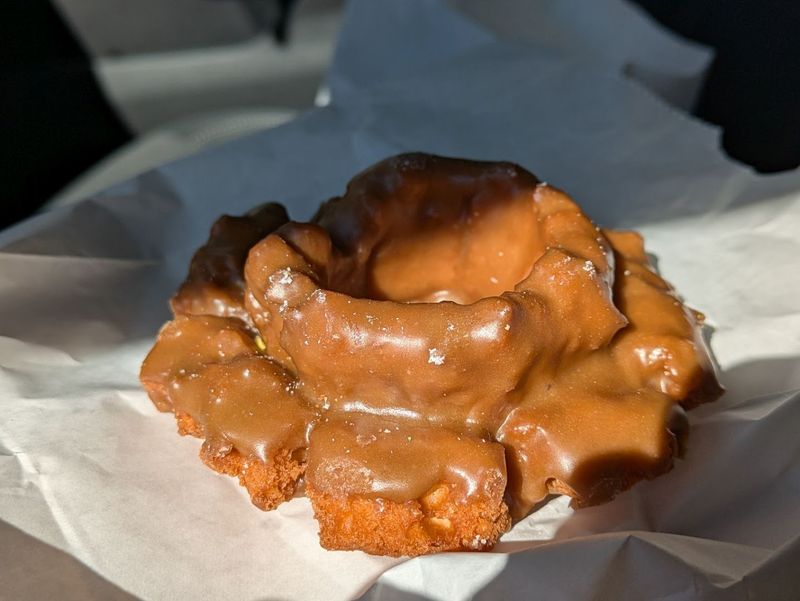 Old Fashioned Cogwheels Beneath Maple Icing