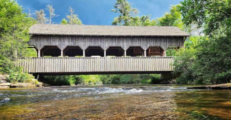 One Of America’s Most Beautiful Covered Bridges Is Tucked Away In North Carolina