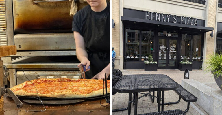 One Slice From This Popular North Carolina Pizzeria Is Big Enough To Count As A Full Meal