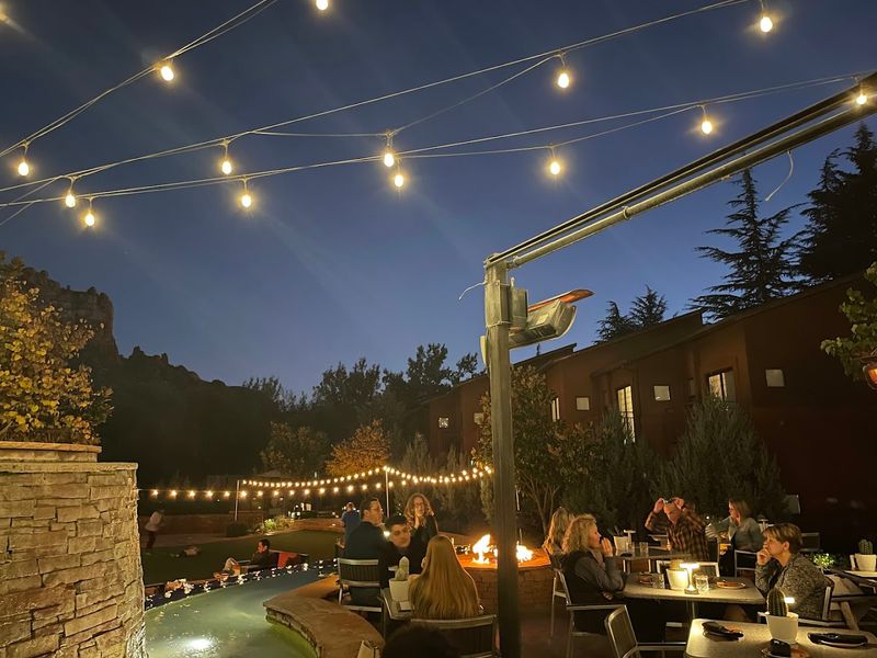 Outdoor Patio Seating With Heaters for Cool Desert Nights Outdoor Patio Seating With Heaters for Cool Desert Nights