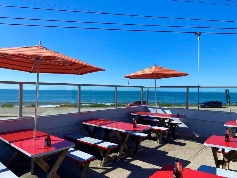 Outdoor Picnic Seating With Breathtaking Ocean Views