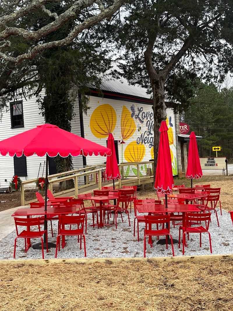 Outdoor Seating and a Fenced Play Area That Families Absolutely Love