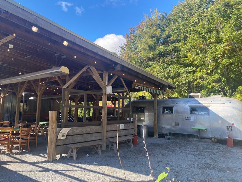 Outdoor Seating and the Airstream Drink Bar