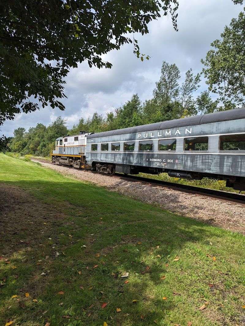 Outdoor Vintage Passenger Rail Cars