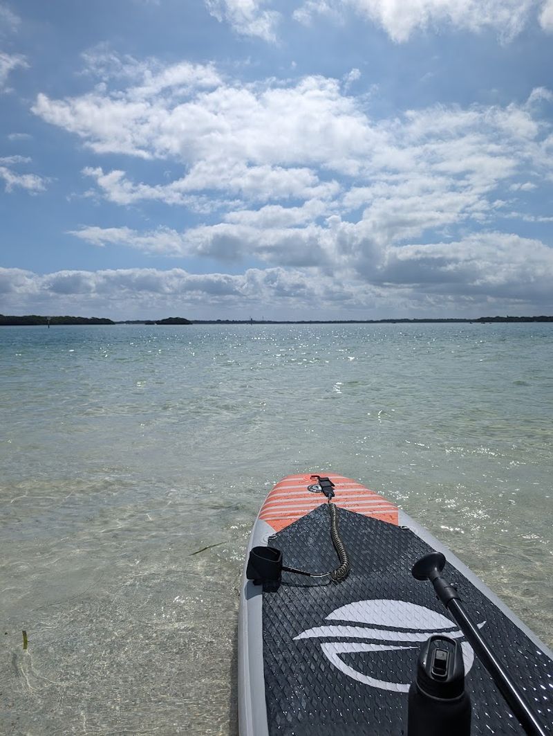 Paddleboarding Around the Preserve