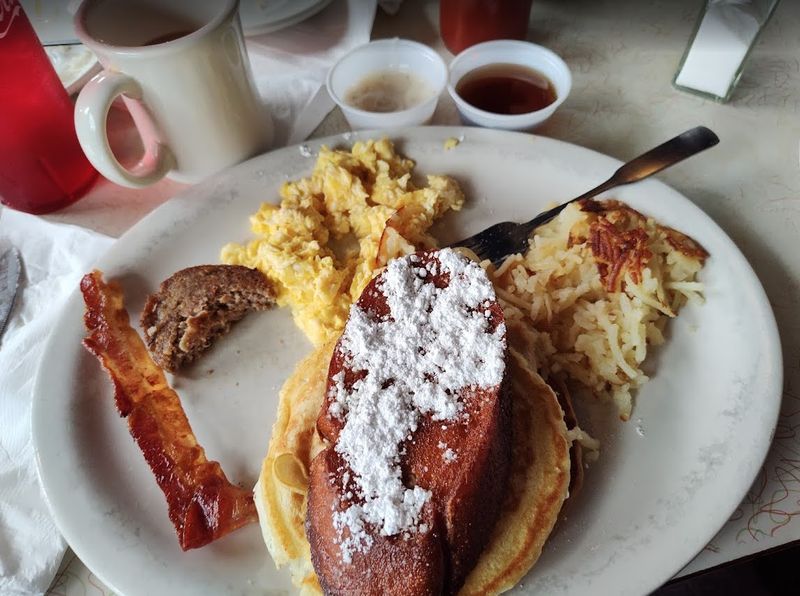 Pancake Breakfast With Chocolate Gravy