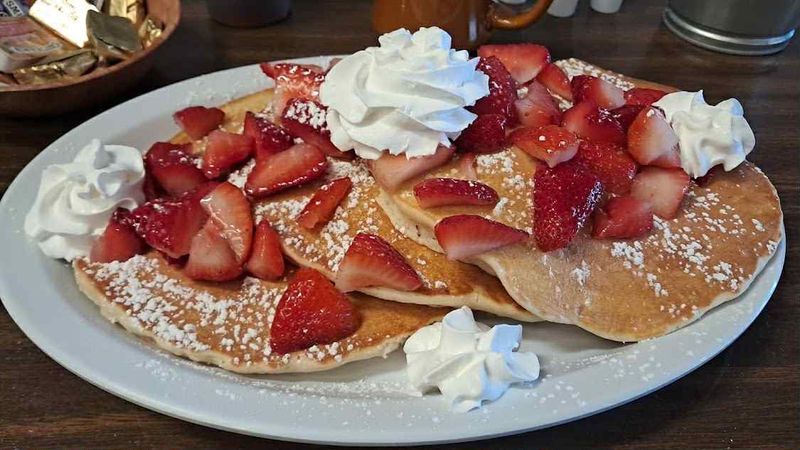 Pancakes Stacked High and Made to Share Pancakes Stacked High and Made to Share