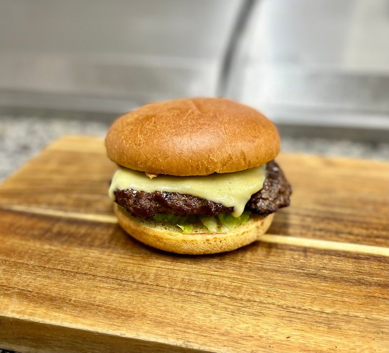 Peanut butter burger