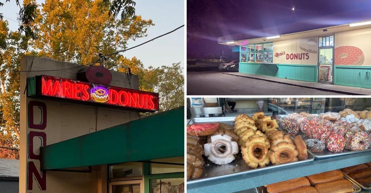 People Travel From Across California For The Famous Maple Bars At This Classic Donut Shop