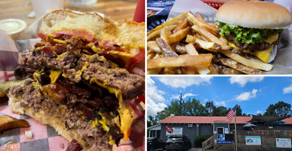 People Travel From Across South Carolina For The Massive Cheeseburger At This Iconic Restaurant