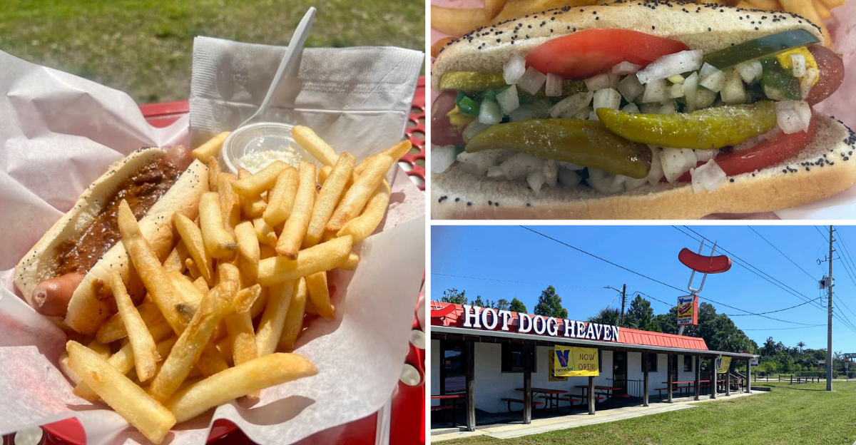People from all over Florida make the trip for the mouth watering chili dogs at this no frills restaurant