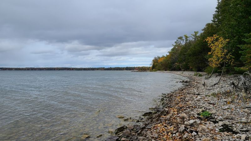 Petoskey Stone Hunting Along the Rocky Shore Petoskey Stone Hunting Along the Rocky Shore