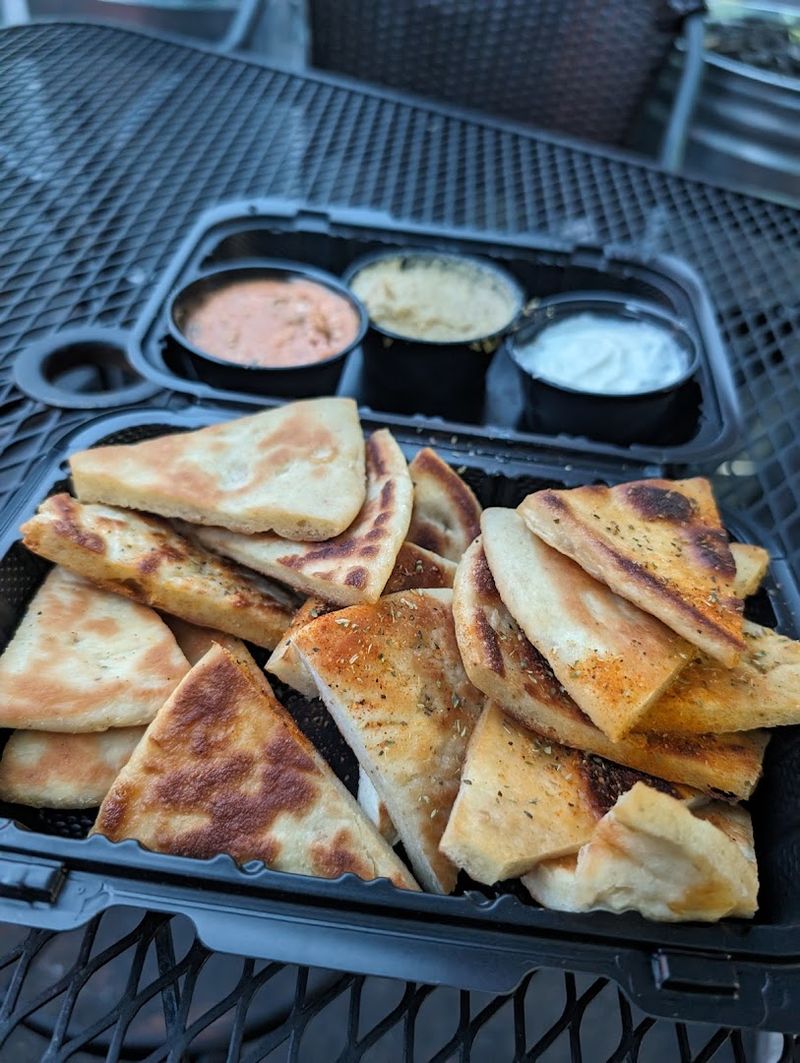 Pita Chips and Hummus Worth the Trip Alone