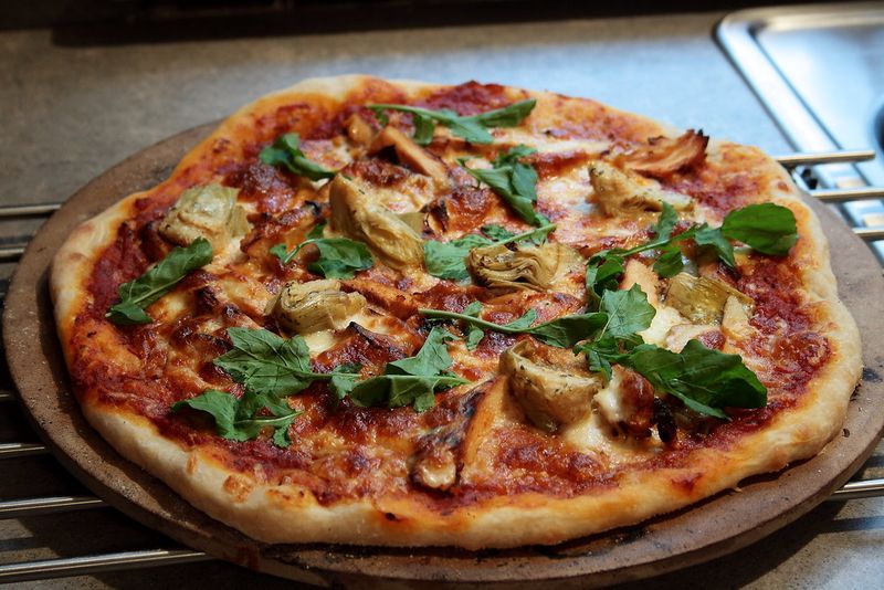 Pizza Artichoke hearts Pizza Artichoke hearts
