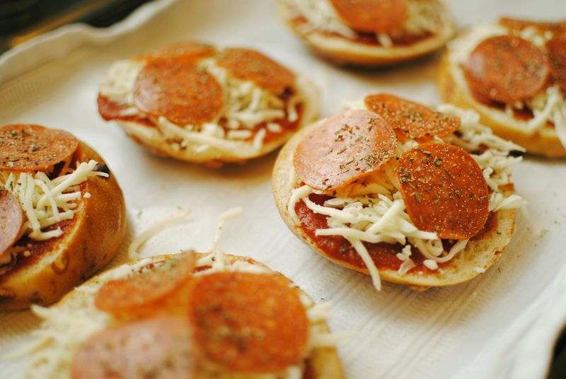 Pizza Bagels