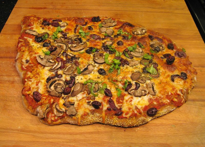 Pizza Mushrooms Pizza Mushrooms